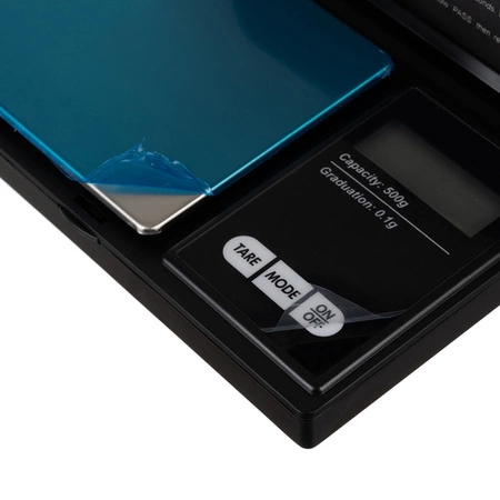 Waga Elektroniczna Precyzyjna Jubilerska 0,1g do 500g Kuchenna Podświetlana RUHHY