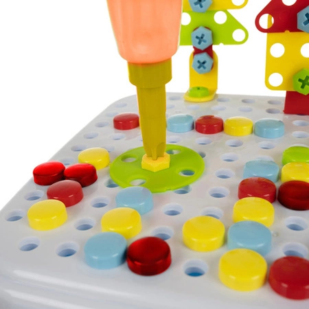 Zestaw Majsterkowicza dla Dzieci Klocki Konstrukcyjne 3D Mozaika Kreatywna 26105