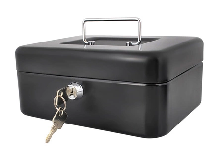 Metalowa Kasetka na Pieniądze Bilon Sejf + Klucze MALATEC