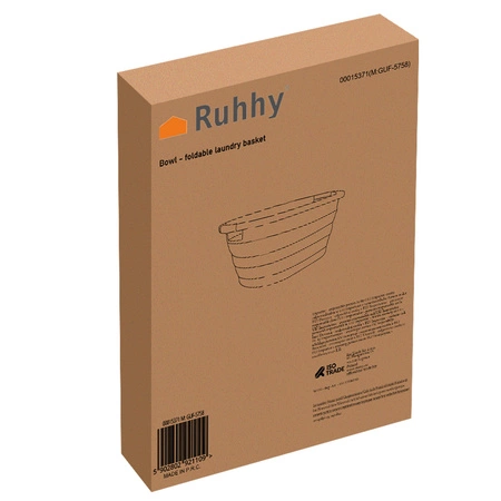 Miska Składana na Pranie Kosz Składany Duża Turystyczna 25l XXL PP TPE RUHHY 15371