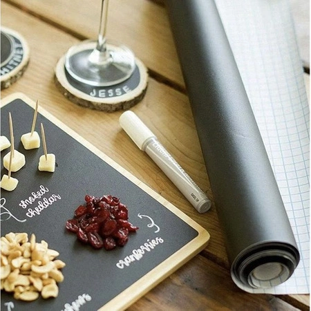 Tablica Samoprzylepna Kredowa + Kreda Duża Tapeta na Ścianę 45 x 200 cm XXL MALATEC