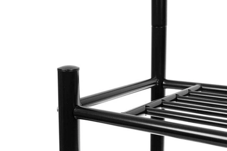 Stojak Wieszak na Ubrania Pólki Haczyki Na Kurtki Buty Metalowy RUHHY