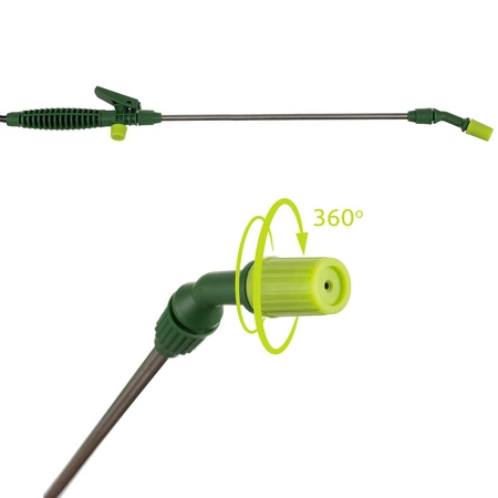 Opryskiwacz Ciśnieniowy Ręczny Ogrodowy Długi Zasięg Lanca + Wąż 150cm 5l Gardlov 25581