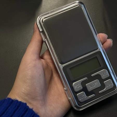 Waga Jubilerska Precyzyjna Elektroniczna 0,1g 500g Kieszonkowa na Baterie RUHHY