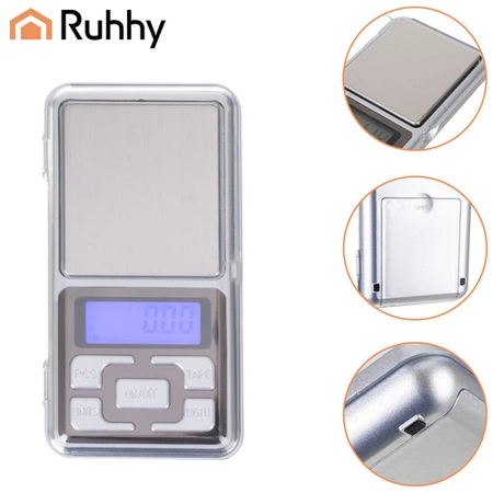 Waga Kieszonkowa Jubilerska Ruhhy 200g 0,01g LCD Podświetlenie Precyzyjna 26092