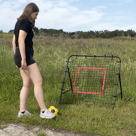 Rebounder Trenażer Bramka Rama Treningowa do Piłki Nożnej Piłkarska 100x100 TRIZAND