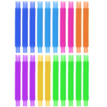 Rurki Tuby Sensoryczne Rury Pop Zestaw XXL 20 szt KRUZZEL