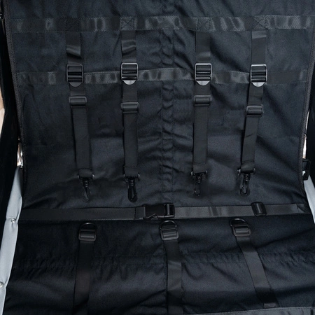 Przyczepka Rowerowa dla Dzieci Jogger Transportowa 3w1 do Roweru 2 Osobowa KRUZZEL