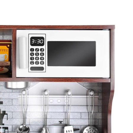 Drewniana Kuchnia dla Dzieci Światło Akcesoria XL KRUZZEL