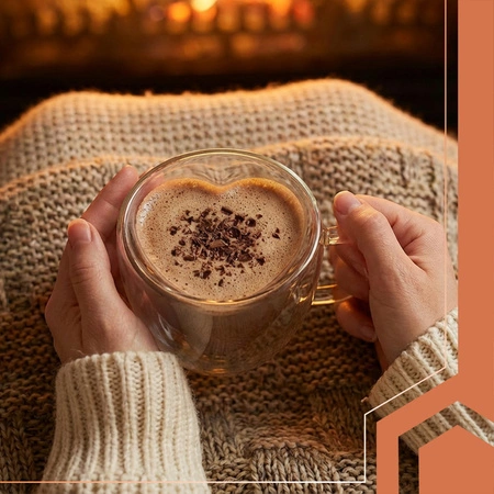 Szklanka Termiczna 240 ml Ruhhy Kawy Herbaty SERCE Podwójne Dno na Prezent 26906