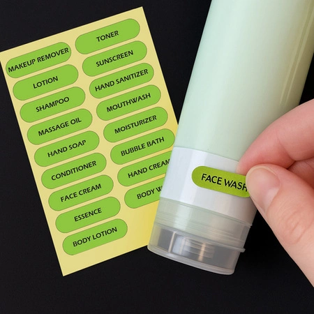 Silikonowe Butelki Podróżne do Samolotu na Kosmetyki Pojemniki Kosmetyczka Trizand 25760