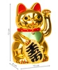 Japoński Kot Maneki-Neko Chiński Szczęścia Złoty ISO TRADE