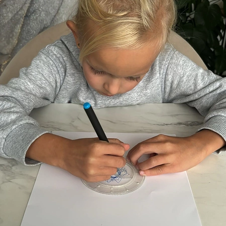 Spirograf Zestaw do Rysowania Szablony Długopisy Zabawka Prezent dla Dzieci MAALEO