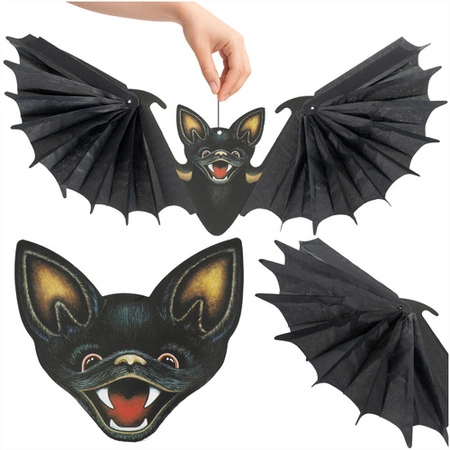 Nietoperz Dekoracja na Halloween Wiszący Dekoracyjny Duży Ozdoba 60cm Ruhhy 26126
