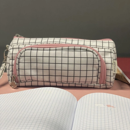 Piórnik Szkolny Saszetka Dwukomorowy Rozkładany Duży Podwójny dla Dzieci MAALEO