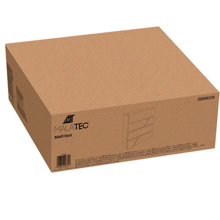 Skrzynka na Listy Pocztowa Gazety Pocztę Duża Listowa A4 Antracyt do Domu MALATEC