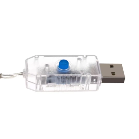 Kurtyna Lampki 138 LED Choinkowe Wiszące USB Pilot ISO TRADE