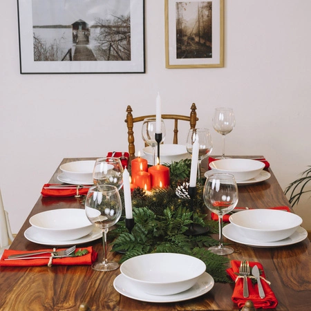 Stroik Świąteczny Wianek na Drzwi Dekoracyjny Ozdobny Ozdoba 60cm Gęsty XXL RUHHY