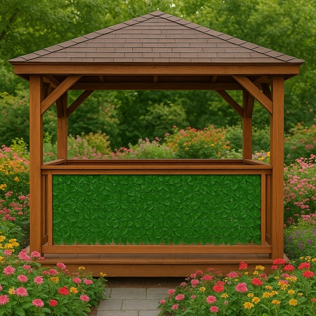 Sztuczny Żywopłot Bluszcz na Ogrodzenie Balkon Ścianę Siatka 5 m x 50 cm Gardlov 25342