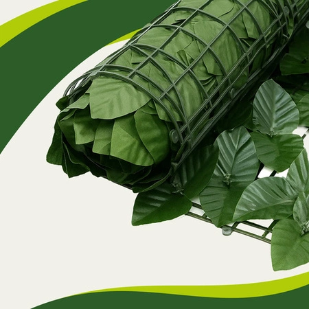 Sztuczny Żywopłot Bluszcz na Ogrodzenie Balkon Ścianę Siatka 5 m x 50 cm Gardlov 25342