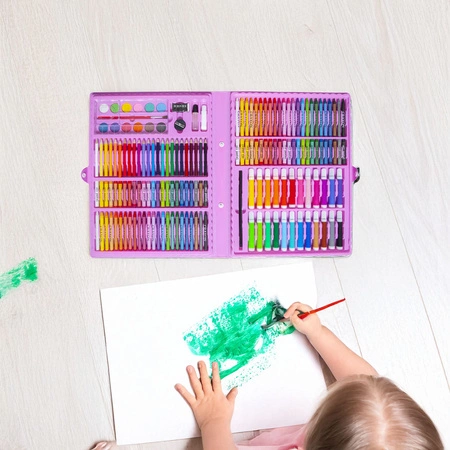 Zestaw do Malowania dla Dzieci Dziewczynek Artystyczny Plastyczny + Walizka MAALEO