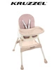 Krzesełko do Karmienia dla Dzieci 3w1 Taca Fotelik KRUZZEL