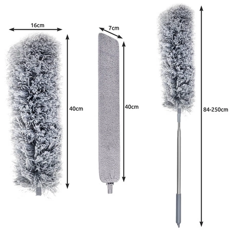 Szczotka Teleskopowa do Kurzu Miotełka 2w1 Długa RUHHY