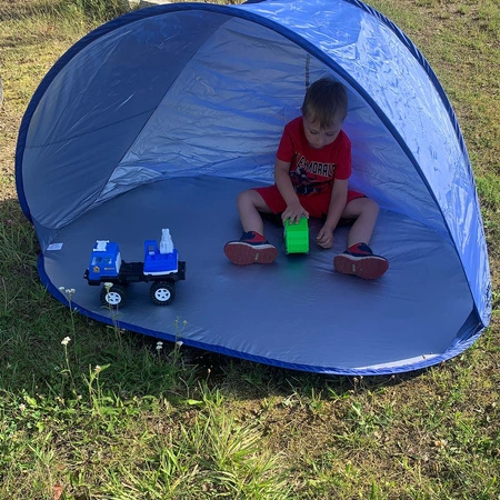 Namiot Plażowy Parawan Samorozkładający Duży Ogrodowy UV na Plażę 150x100cm TRIZAND