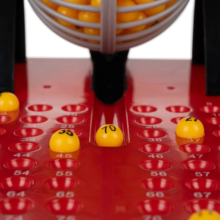 Gra Bingo Rodzinna dla Dzieci Towarzyska Maszyna Losująca Rozrywka Prezent KRUZZEL