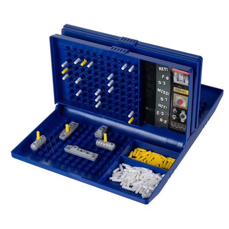 Gra w Statki Okręty Walizka Bitwa Morska Strategiczna Logiczna Kieszonkowa ISO TRADE