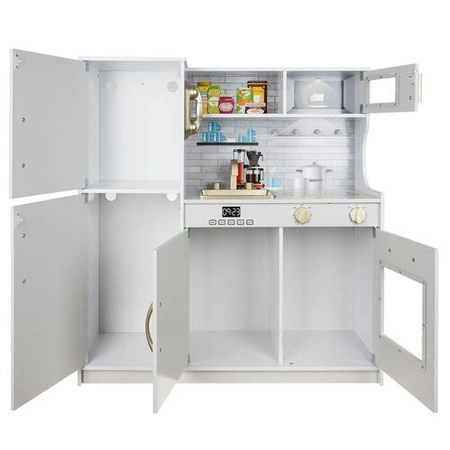 Drewniana Kuchnia XL dla Dzieci Światło Akcesoria KRUZZEL