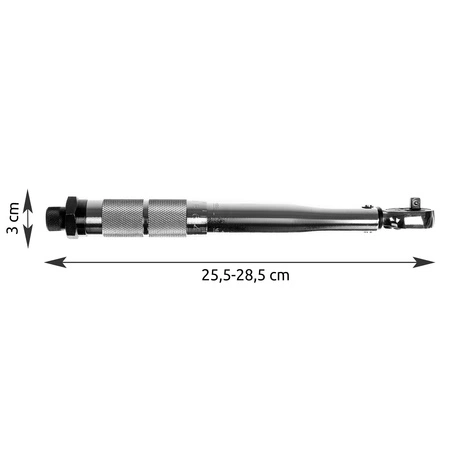 Klucz Dynamometryczny z Blokadą 5-25 Nm 1,4" XTROBB