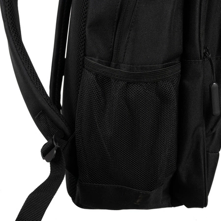 Plecak Szkolny Czarny Sportowy Męski Młodzieżowy Pojemny Turystyczny 45l KRUZZEL