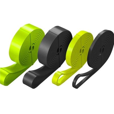 Gumy do Ćwiczeń Oporowe Zestaw Band Gum Fitness 4 Taśmy Treningowe + Zaczep TRIZAND