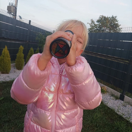 Kalejdoskop dla Dzieci Zabawka Luneta Edukacyjna Kolorowa Obracany Kolorowy KRUZZEL