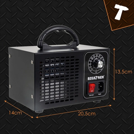 Generator Ozonu Ozonator Oczyszczasz Powietrza do Domu Timer 60m Mocny 150W Bigstren 25076