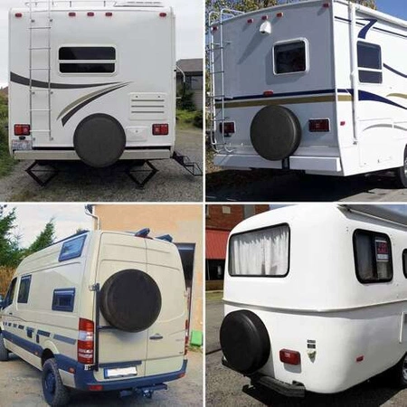 Pokrowce na Koła Opony Felgi Zestaw 4x Pokrowiec Mocny Materiał 17-20 cali XTROBB