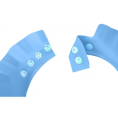 Rondo Kąpielowe Daszek do Mycia Głowy dla Dzieci Kąpiel Włosów Osłona Blue KRUZZEL