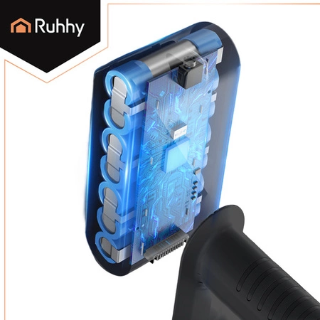 Odkurzacz Bezprzewodowy Ruhhy LunPro 400W LED 52min 35 kPa HEPA Składany 26708