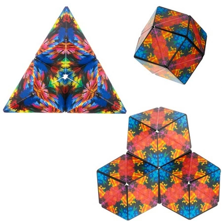 Kostka Antystresowa Cube Magnetyczna Układanka Odstresowująca Magiczna Gra KRUZZEL