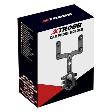 Uchwyt na Telefon do Samochodu Lusterko Obrotowy Mocny do Telefonu Statyw XTROBB