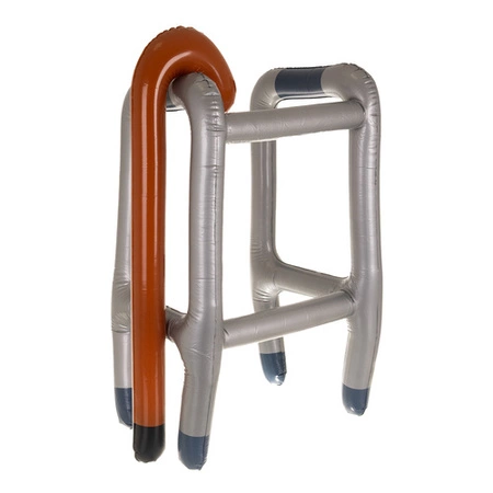 Dmuchany Balkonik z Laską Nadmuchiwany Chodzik Przebranie Impreza + Pompka Ruhhy 26291