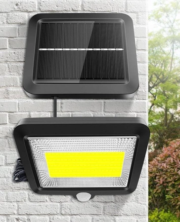 Lampa Solarna z Czujnikiem Ruchu Zmierzchu 100 LED IZOXIS