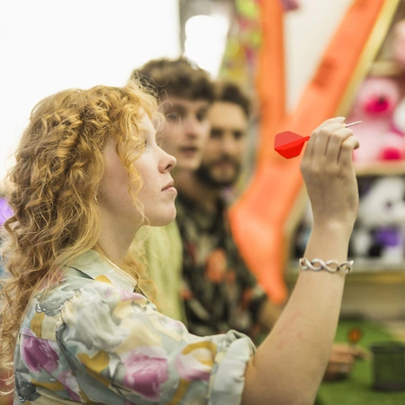 12 Rzutek Dart Zestaw Lotek do Gry w Darta 200 Grotów Piórka Rzutki Lotki TRIZAND