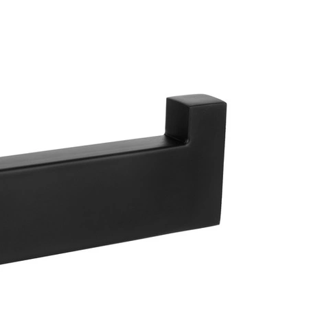 Uchwyt na Papier Toaletowy Wieszak Metalowy do Łazienki Loft Czarny Ścienny RUHHY