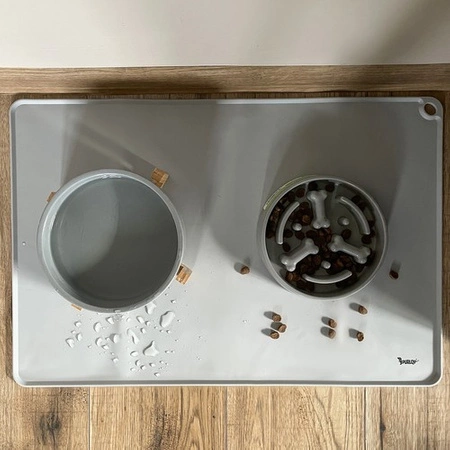 Podkładka Mata pod Miskę dla Psa Kota Wodoodporna Antypoślizgowa 60x40 XXL PURLOV