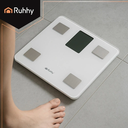 Waga Łazienkowa Analityczna RUHHY BMI 226kg Elektroniczna z Analizą Ciała