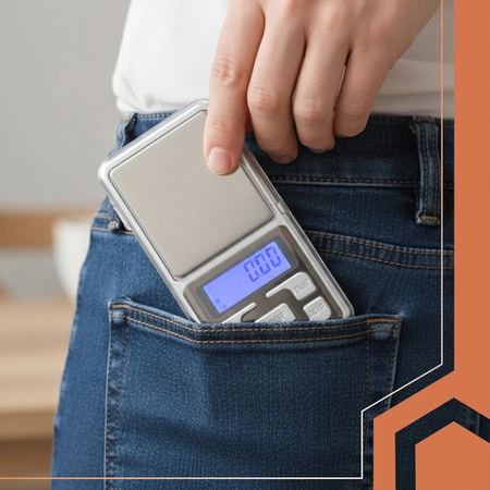 Waga Kieszonkowa Jubilerska Ruhhy 200g 0,01g LCD Podświetlenie Precyzyjna 26092