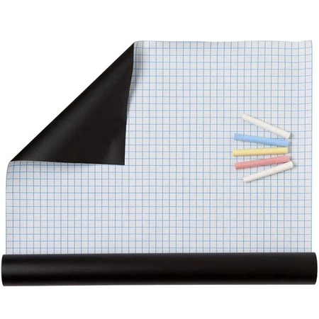 Tablica Samoprzylepna Kredowa + Kreda Duża Tapeta na Ścianę 45 x 200 cm XXL MALATEC