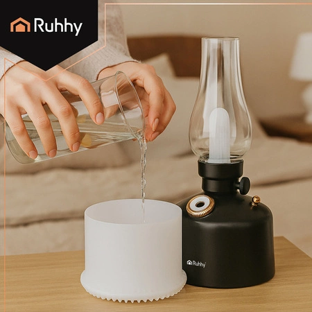 Nawilżacz Powietrza Dyfuzor Ruhhy Aive USB Lampka Nocna aż 14 RGB LED Retro